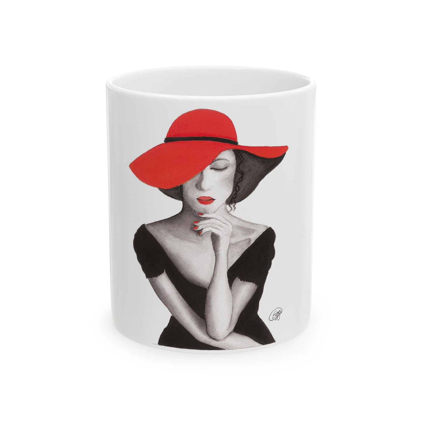 Ceramic Mug, (11oz)